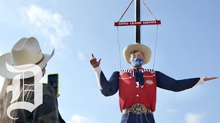 Big Tex Comes Down After State Fair Drive-Through Experience