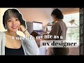 a realistic week in my life as a product ux designer | design projects, meetings, office visit, etc