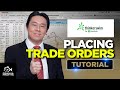 Placing Trade Orders on Thinkorswim Tutorial