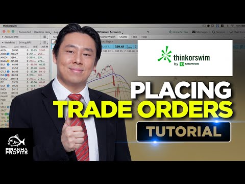 Placing Trade Orders on Thinkorswim Tutorial
