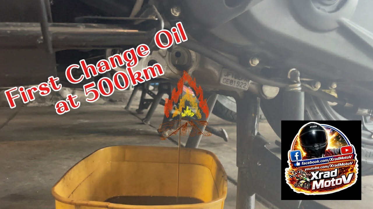 First Change Oil ni Hero Xoom 110 #heroxoom #heromotocorp #motovlog 