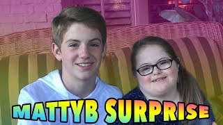 MattyBRaps Surprises Sarah w/ Magazine Cover