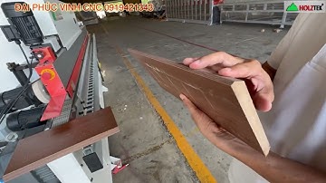 Máy dán cạnh vát 2 tính năng 45 và 90 độ Holztek