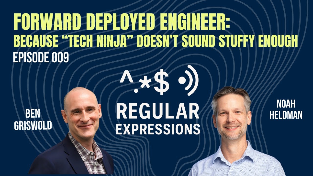 Forward Deployed Engineer: Because “Tech Ninja” Doesn’t Sound Stuffy Enough