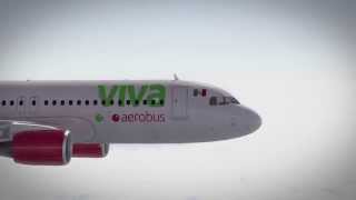 Nuevo integrante de VivaAerobus Airbus A320