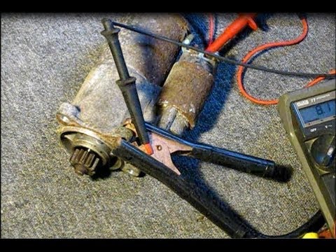 How to replace the solenoid on a starter for a 5.4L Ford F150 Part 1