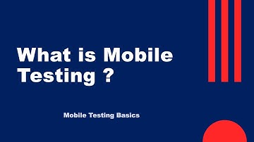 Introduction To Mobile Testing || What is Mobile Testing ? || #mobiletesting ||#mobileapptesting