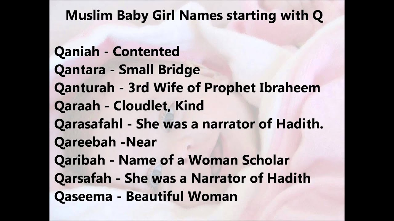 Muslim Girl Names Telegraph 