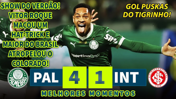 Palmeiras atropela Internacional por 4 a 1 e chega embalado para quartas da Libertadores