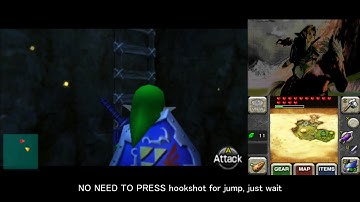 OoT3D : Setup for Input-free Hookshot Jump to LW tunnel