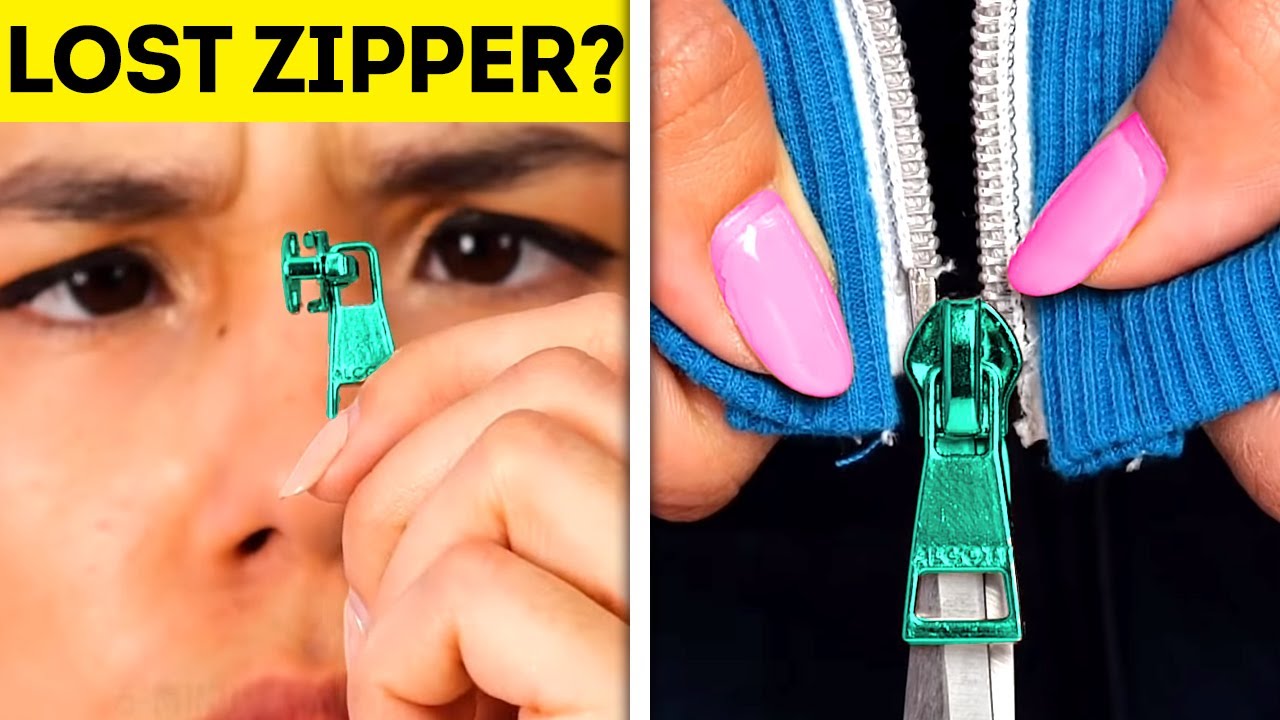 HOW TO REPAIR CLOTHES 31 Fast Sewing Hacks And Clothing Tricks YouTube