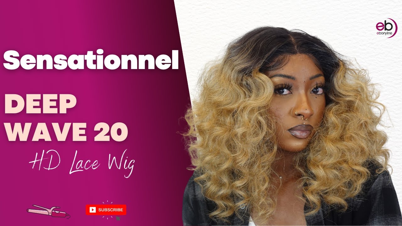Sensationnel Butta Human Hair Blend HD Lace Wig  "DEEP WAVE 20"