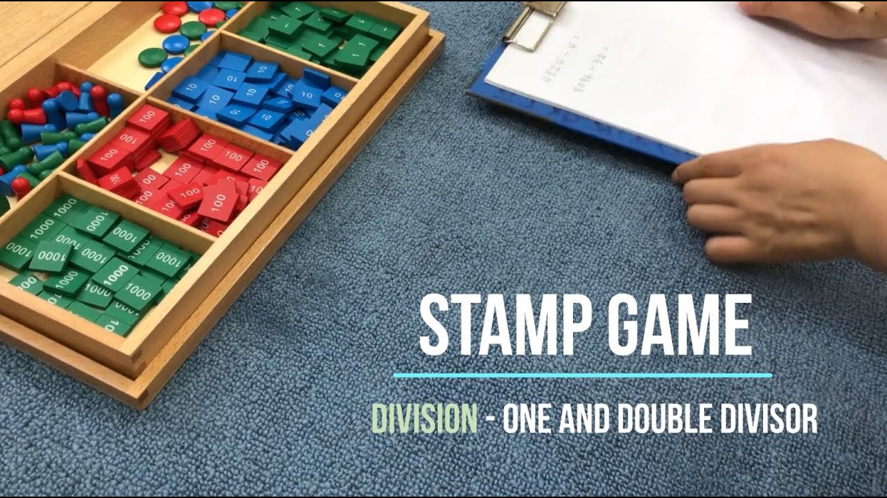 [VMI] Math - Stamp Game- Division- Montessori