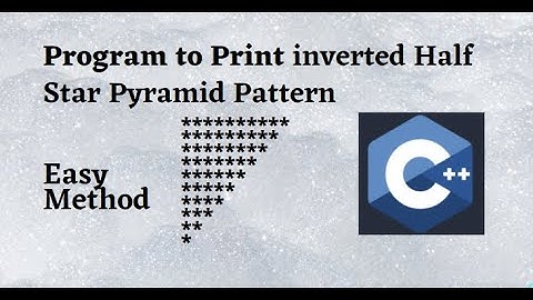 Inverted Star Pyramid Pattern in hindi urdu