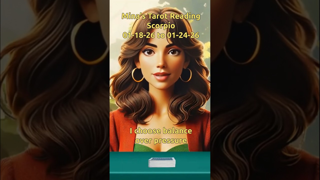 Mina's Tarot Reading for Scorpio 01-18-26 to 01-24-26