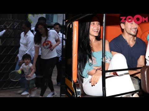 Taimur enjoys playtime with Kareena | Tiger & Krishna Shroff on dinner outing salman khan song