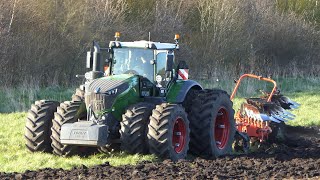 Big Tractors Plowing