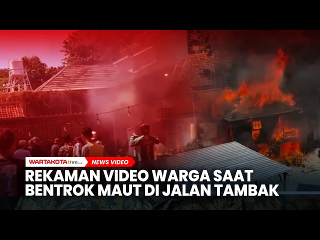 Rekaman Video Bentrokan Maut Warga "Ambon" Vs Warga "Matraman" di Jalan Tambak, Menteng