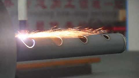 KASRY 5 Axis CNC Round Pipe Cutting Hole Machine