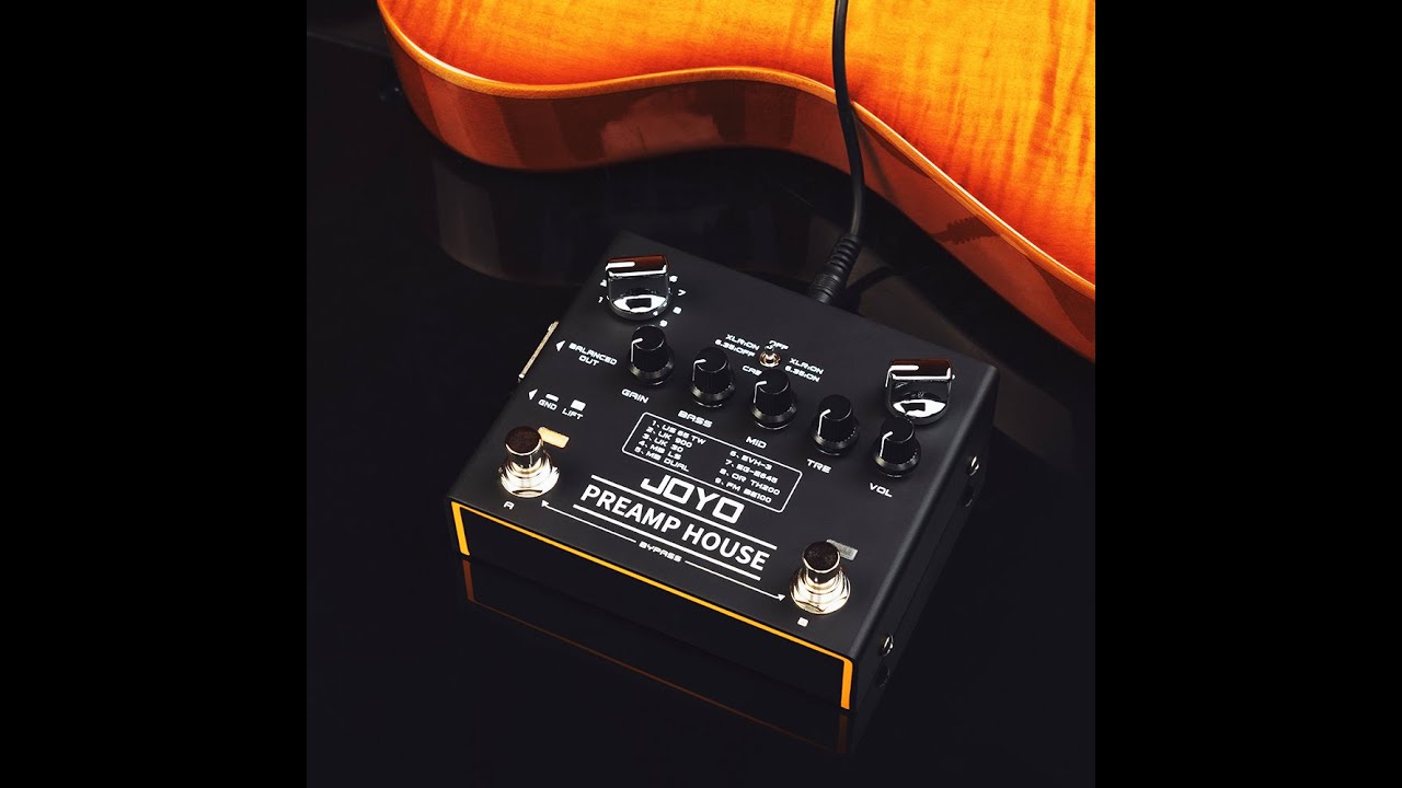 JOYO PreAmp House Dual Channel Preamp Simulator Effect Pedal YouTube