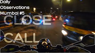 Close calls, Accidents, Traffic | Daily observations India #5 | Mumbai on Royal Enfield