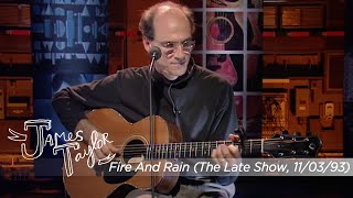 James Taylor - Fire And Rain (The Late Show, Nov 3, 1993)