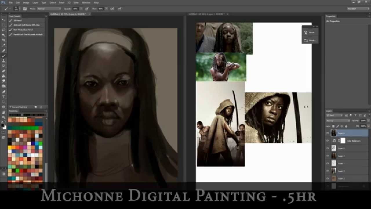 Michonne Speed Paint
