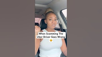 When Scamming The Uber Driver Goes Wrong 🤭#scammer #viral