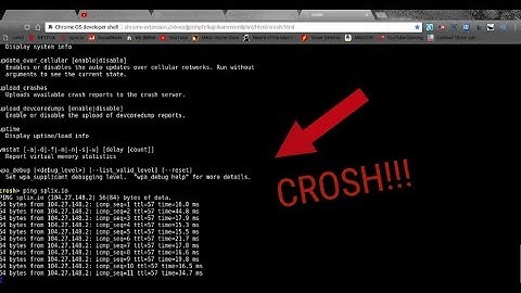 Basic Crosh Commands