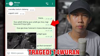 TRAGEDI T4WURAN 😱 | CHAT HISTORY HORROR INDONESIA