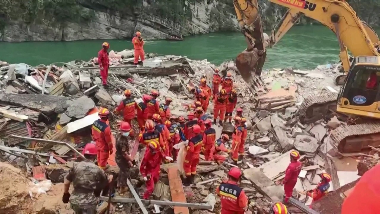 Rescue efforts underway after China landslide