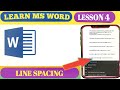 Line spacing in ms word  paragraph spacing   ms word on android