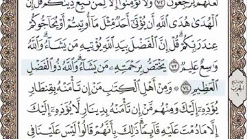 الصفحة التاسعة والخمسون ( 59/604) محمد المنشاوي - الختمة المرئية بالصفحات للقرآن الكريم