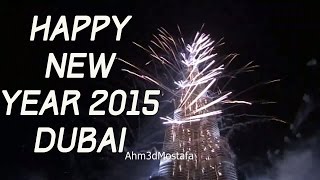 Happy New Year 2015 Dubai Burj Khalifa Celebrations Fireworks