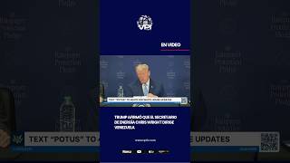 Trump afirmó que el secretario de energía Chris Wright dirige Venezuela
