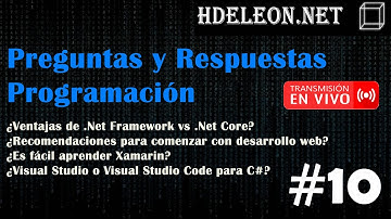🔴Preguntas y respuestas de Programación en VIVO #10 | ¿Ventajas de .Net Framework vs .Net Core?