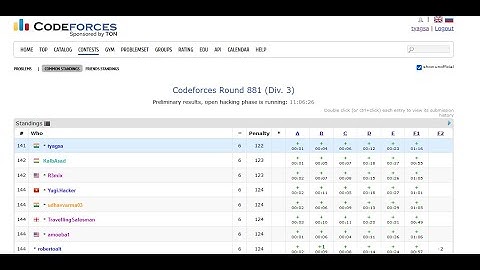 (A - F1) Codeforces Round 881 (Div. 3) | Screen Cast