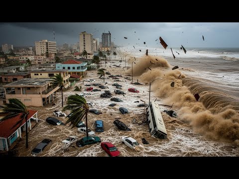 فوضى عارمة في كوبا إعصار ميليسا ي دم ر منازل وسيارات في هولغوين