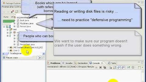 Eclipse and Java - Introducing Persistence - Lesson 1