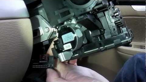 vw golf mk5 steering control module removal