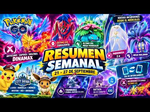 COMPLETE WEEKLY GUIDE 🗓️ Shiny Pheromosa, Dynamax Birds, and City Safari!