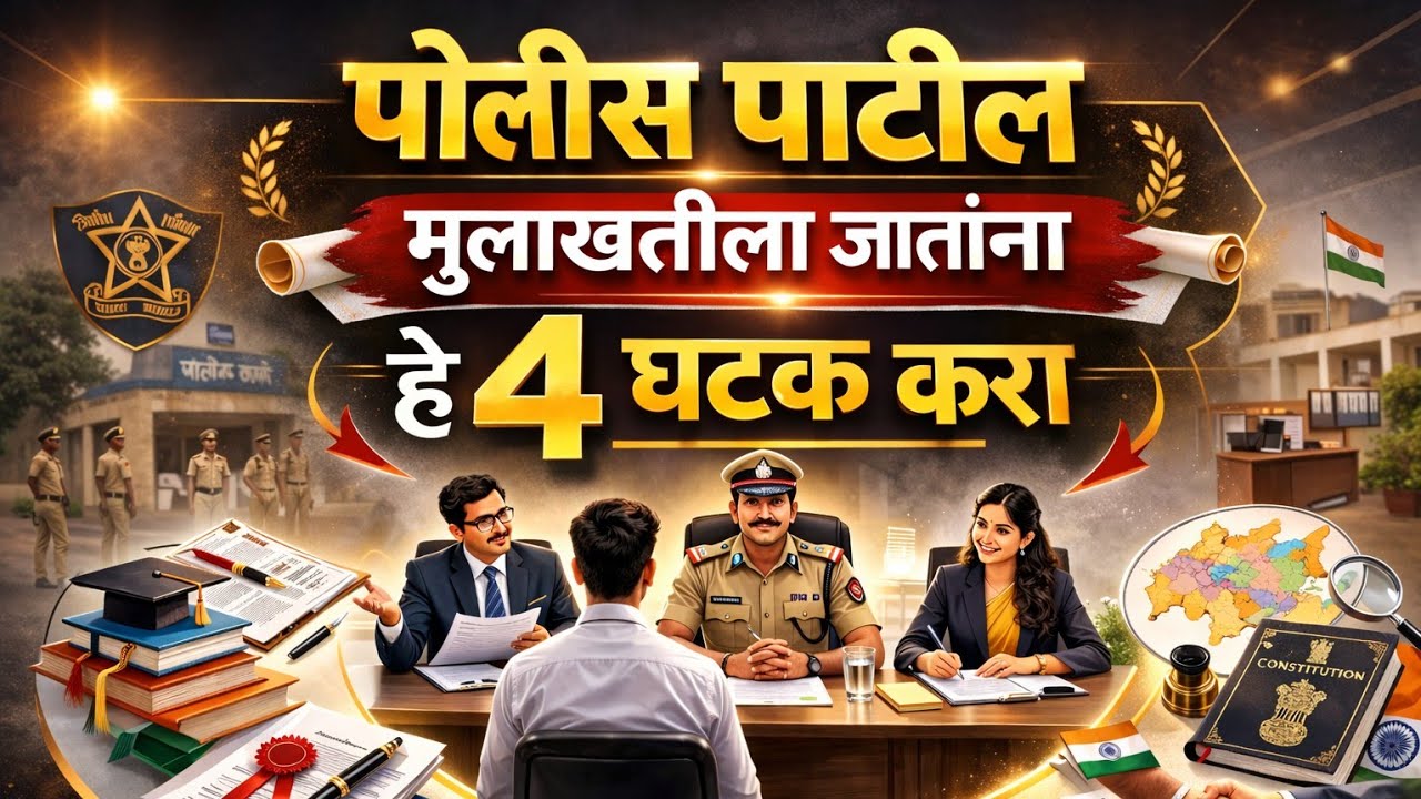 पोलीस पाटील बीड मुलाखत जातांना फक्त एवढेच करा | पोलीस पाटील मुलाखत | police patil interview 
