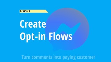 Workshop Facebook comment trigger- Creating the opt-in flow