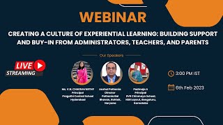 Creating a Culture of Experiential Learning: Building Support from Administrators and Parents