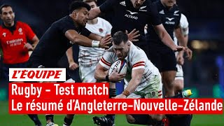 Rugby - Test Match - La Nouvelle-Zélande accrochée par l'Angleterre