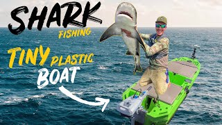 Shark Fishing from a Plastic Lite Skiff with an AutoBoat GPS Motor