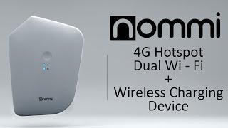 Nommi 4G Dual WiFi Hotspot & Wireless Charging Pad | 10000mAh Power Bank screenshot 2