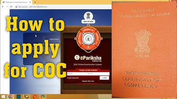 How to Apply for COC Class 4 E-Pariksha || Documents Required for applying class 4 coc