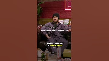 A POWERFUL Lesson on FORGIVENESS.