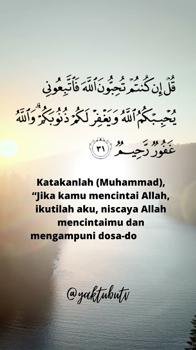 Lantunan Merdu Surah Al Imran Ayat 31 #shorts #surat #doa #islam